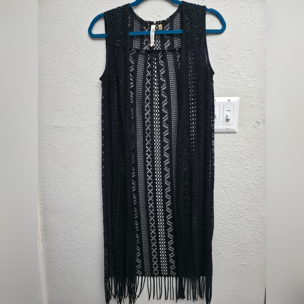 Collection B Black Crochet |  Size S